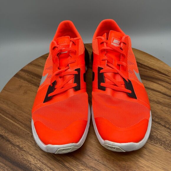 Nike FS Lite Trainer 3 Shoes Mens Size 12.5 Orange Running Sneakers 807113-800 - Picture 2 of 8